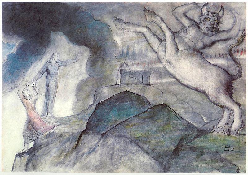 William Blake Dante_Hell_XII